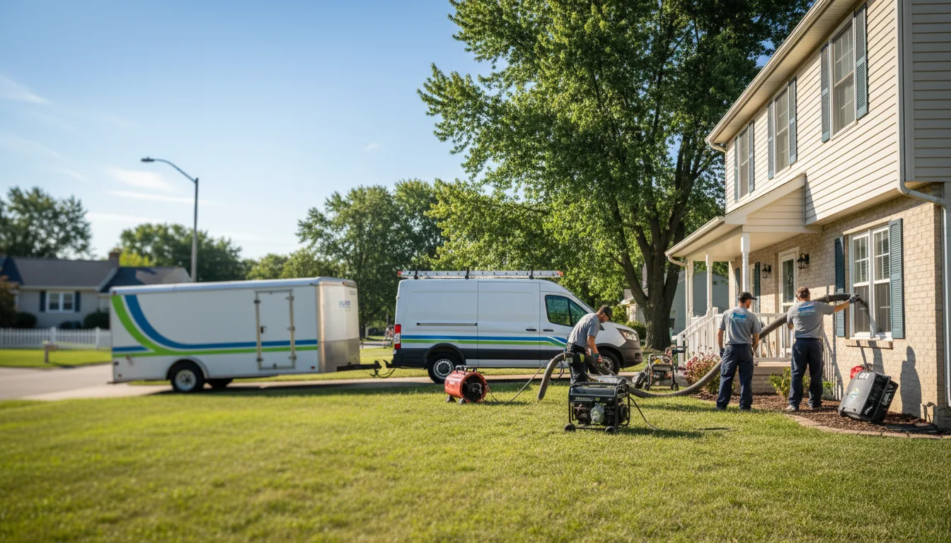 Flooded Basement Restoration And Cleanup With Repair in Saint John, ND near me
